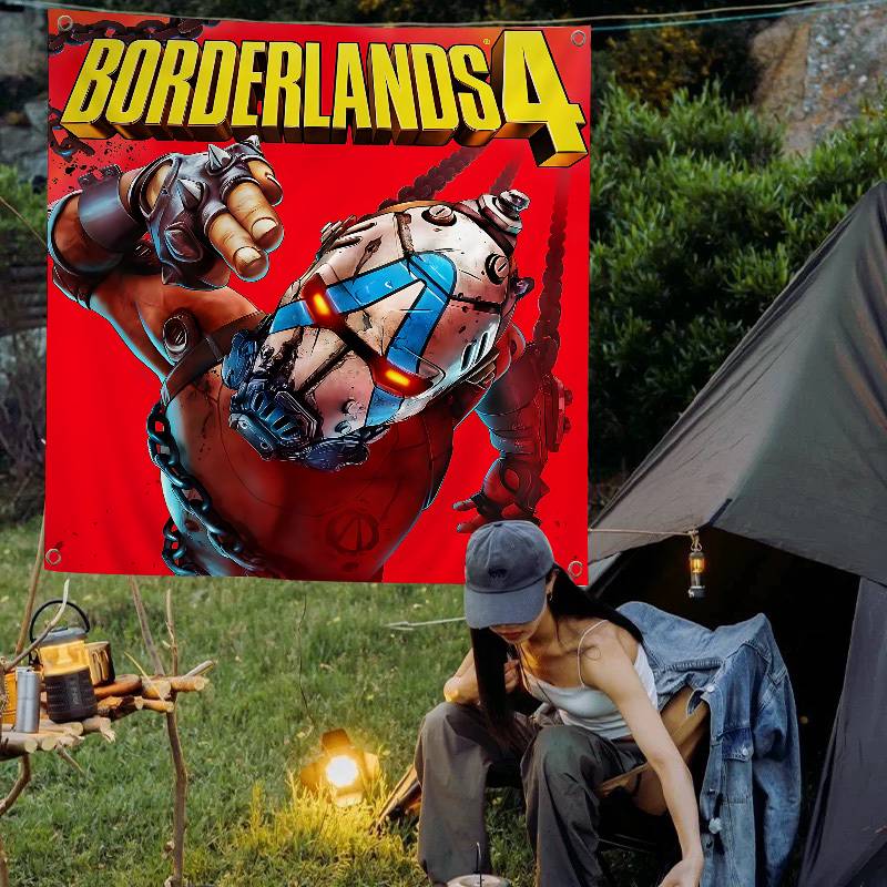 Commercial Printing Company - G-Game Of B-Borderlands Impression avancée Drapeau