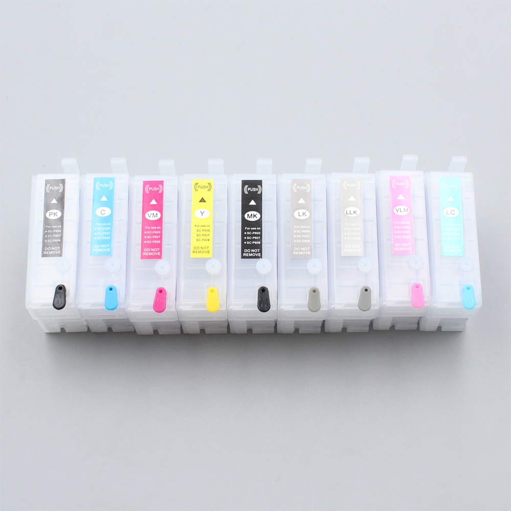 Solvent Printer Ink - Cartouche d'encre rechargeable vide sans puce,