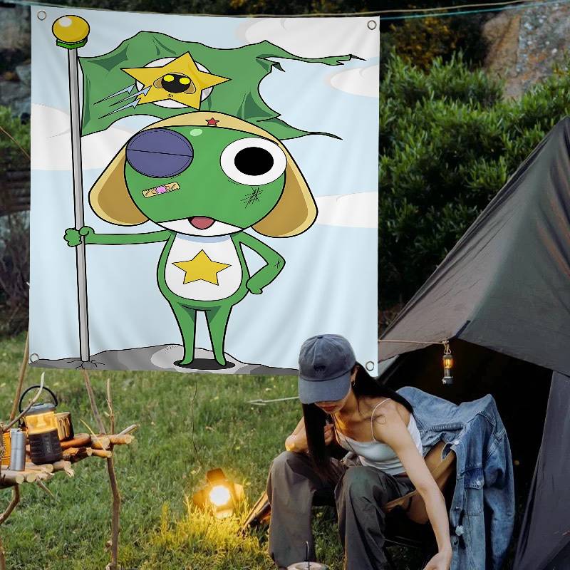 Commercial Printing Company - K-Keroro G-Gunsou Frog Impression Avancée Drapeau
