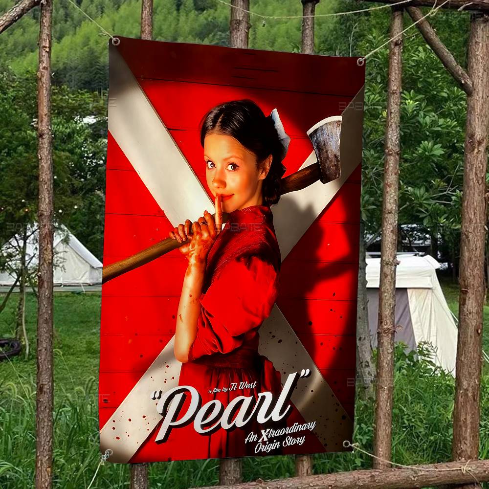 P-PearlS HORROR MOIVE Drapeau  - Commercial Printing Company avis et prix
