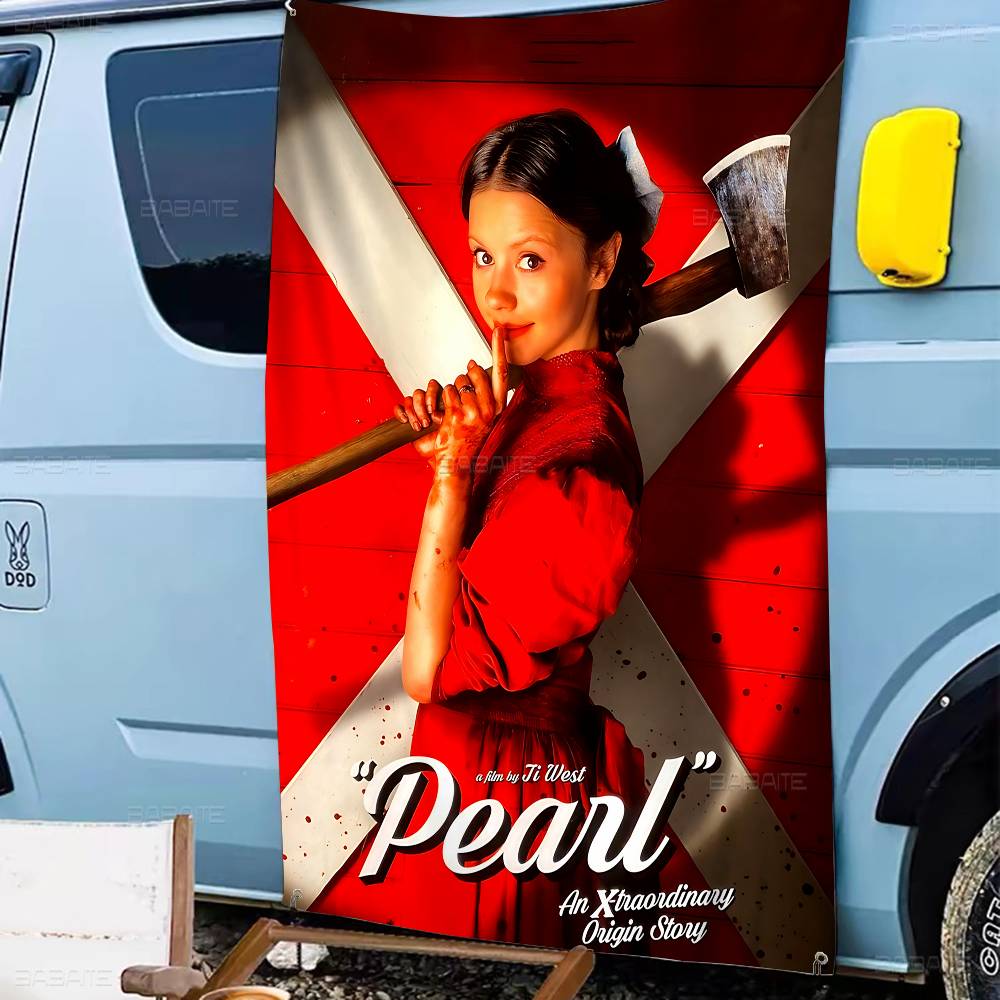 P-PearlS HORROR MOIVE Drapeau  - Commercial Printing Company avis et prix