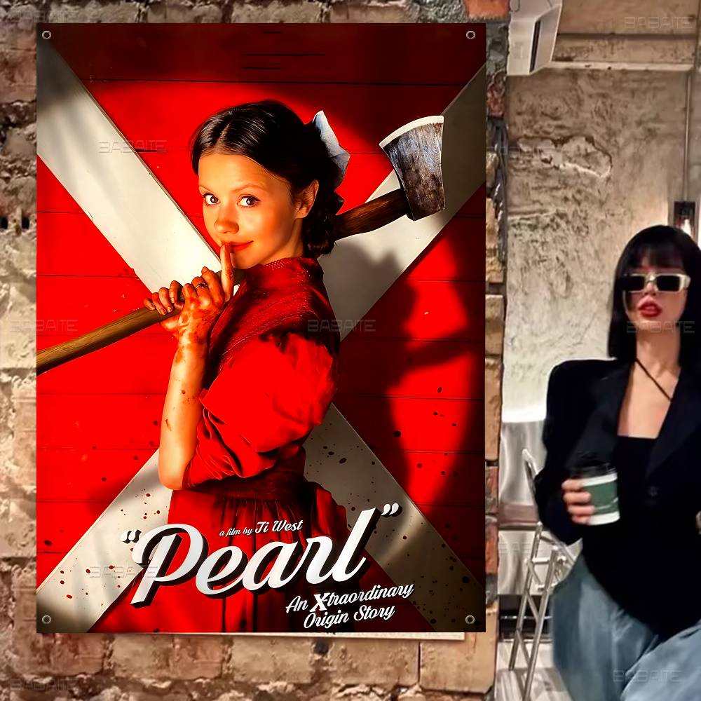 P-PearlS HORROR MOIVE Drapeau  - Commercial Printing Company avis et prix
